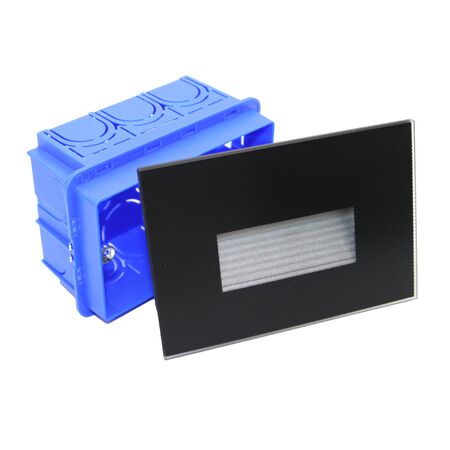 LED ΦΩΤ.ΑΛΟΥΜ.ΧΩΝΕΥΤΟ ΕΜΜΕΣ. ΦΩΤΙΣΜ. 4W MAT CCT ΑΜΜΟΒΟΛΗ ΓΥΑΛΙ ΜΑΥΡΟ