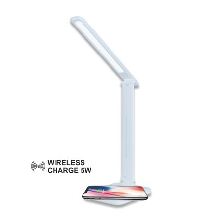 LED Desk Lamp 6W dimmable CCT,touch switch,charger,USB output with 5V/2A adapter