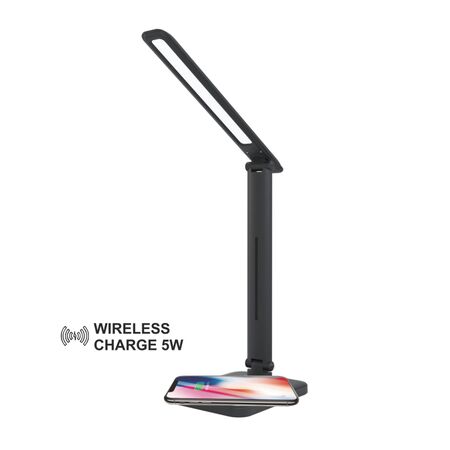 LED Desk Lamp 6W dimmable CCT,touch switch,charger,USB output with 5V/2A adapter