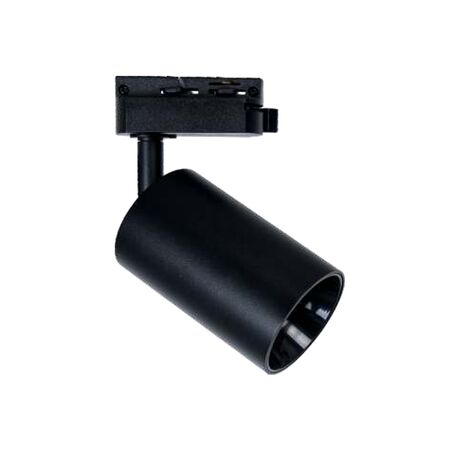 RAIL SPOT ALUMINUM 1phase WITH GU10 LAMPHOLDER BLACK