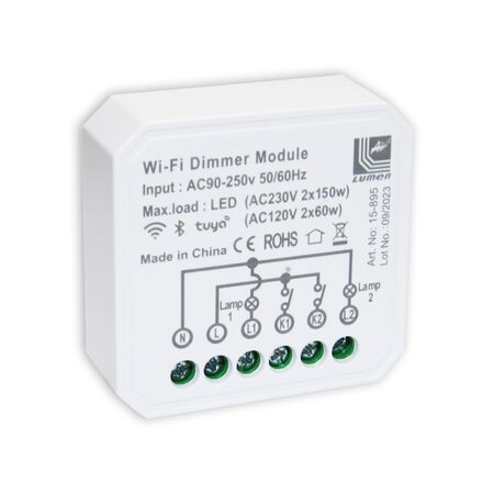 ΔΙΑΚΟΠΤΗΣ ΚΑΙ DIMMER SMART WiFi TUYA 2x0,7A 230V