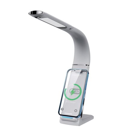 DESK LAMP SWAN 8W 230V/12VDC WHITE