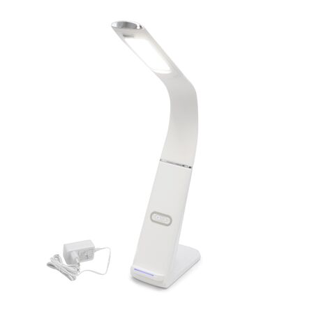 DESK LAMP SWAN 8W 230V/12VDC WHITE