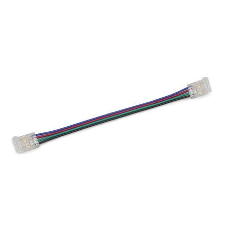 ΜΟΥΦΑ ΜΕ 4 ΚΑΛΩΔΙΑ ΓΙΑ ΤΑΙΝΙΕΣ LED COB RGB 10mm