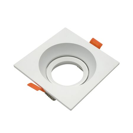 Deep Recessed Spot light square Aluminum MR16 white