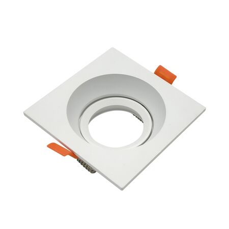 Deep Recessed Spot light square Aluminum MR16 white