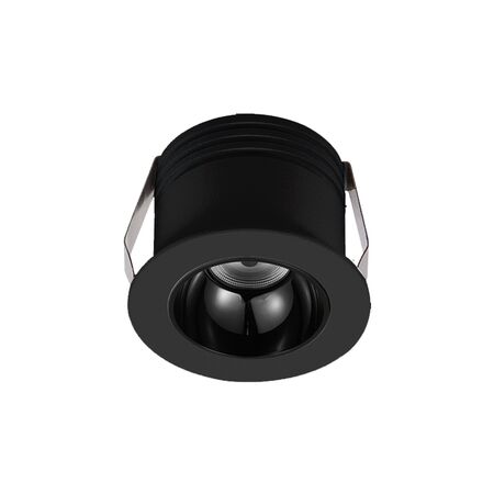 LED SPOT RECESSED ALUMINIUM 3W 25° 230V 4000K BLACK