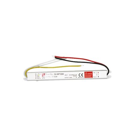 Transformer super slim Circular for led strips IP20 240V/12VDC 24W