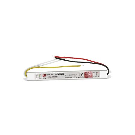 ΤΡΟΦΟΔΟΤΙΚΟ ΣΤΕΝΟ ΓΙΑ ΤΑΙΝΙΕΣ LED 230V/24VDC 24W IP20