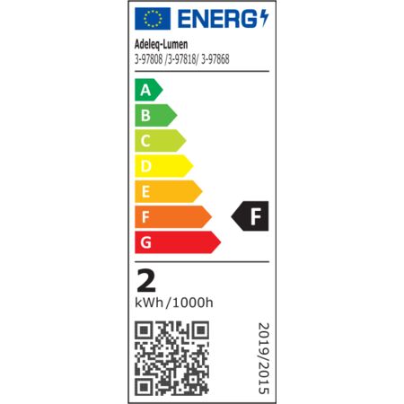 LED LUMINAIRY PC WALL INDIRECT LIGHT.CURVED RECT 2W CCT IP65 GRAPHITE
