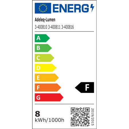 ΦΩΤΙΣΤΙΚΟ LED ΛΟΥΤΡΟΥ ΑΛΟΥΜΙΝ.&PC 40cm 8W IP44 4000K ΛΕΥΚΟ