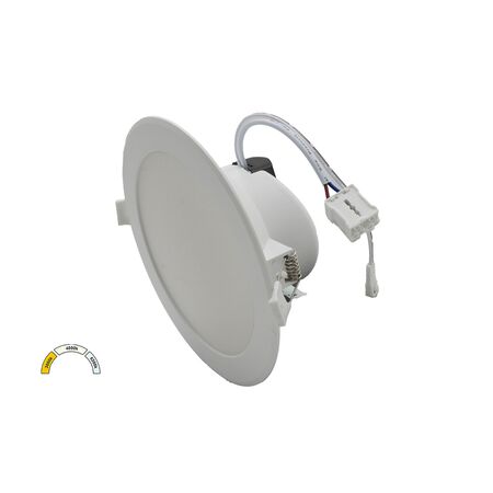 Led Down Light 18W Round Dimmable+Emergency IP44 100° CCT White