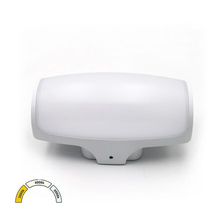 Wall/Ceiling mounted Aluminium Lighting Fitting 132*55mm 12W CCT white