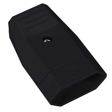 Female Socket 2pole black