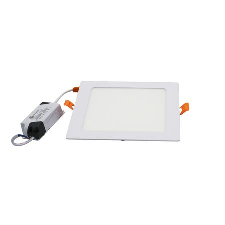 LED ΦΩΤΙΣ.ΨΕΥΔΟΡΟΦΗΣ ΑΛΟΥΜ. ΤΕΤΡΑΓΩΝΟ 12W 6300K 120° ΛΕΥΚΟ