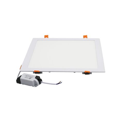 LED ΦΩΤΙΣΤΙΚΑ ΨΕΥΔΟΡΟΦΗΣ ΑΛΟΥΜ.ΤΕΤΡΑΓ. 24W 4000K 120°ΛΕΥΚΟ