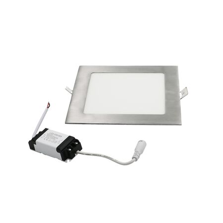 LED ΦΩΤΙΣΤΙΚΑ ΨΕΥΔΟΡΟΦΗΣ ΑΛΟΥΜ.ΤΕΤΡΑΓ.25W 6300K 120°ΣΑΤΙΝΕ