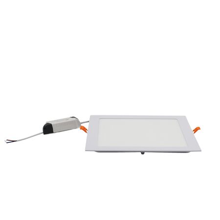 LED ΦΩΤΙΣ.ΨΕΥΔΟΡΟΦΗΣ ΑΛΟΥΜ ΤΕΤΡΑΓΩΝΟ 18W 6300K 120° ΛΕΥΚΟ