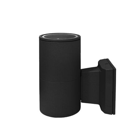 Wall mounted Aluminum Cilindrical Up Φ90mm lighting fitting 9041 GU10 IP44  black