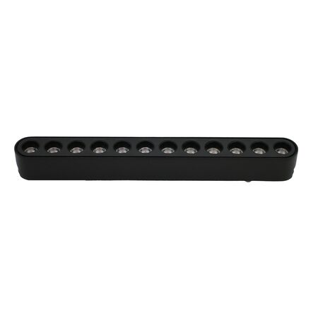LED ΦΩΤΙΣTIKO ΡΑΓΑΣ ΜΙΝΙ 12W 40VDC 36° 3000K ΜΑΥΡΟ