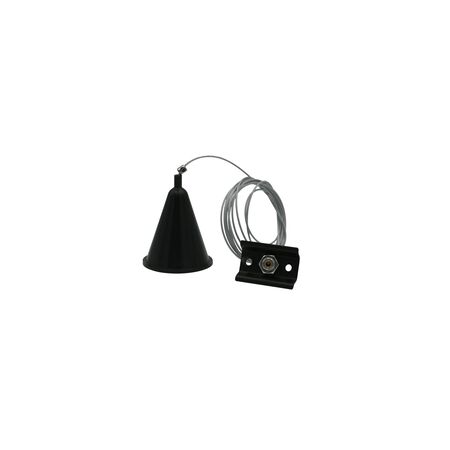 PENDANT BRACKET 1,5M FOR SURFACE RAIL 1phase BLACK