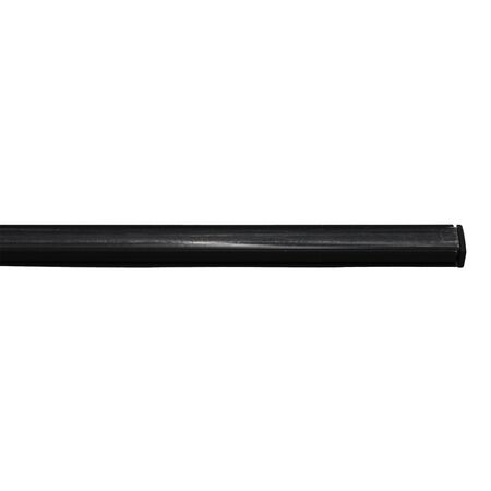 SYP-RD07 BLACK 2m aluminum led profile L:2m W:17.4mm  H:7mm SET WITH 2 END CAPS AND BLACK  COVER