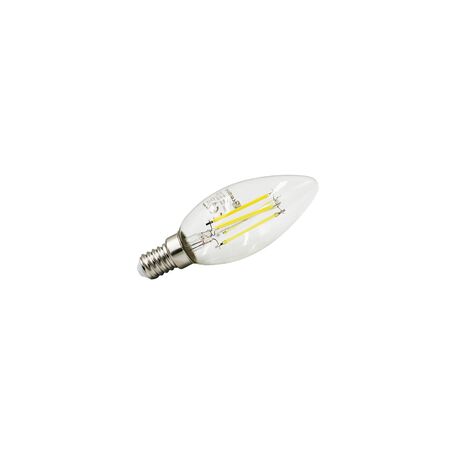 Led COG E14 clear candle 7W 230V neutral white