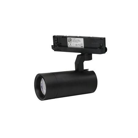 LED TRACK SPOT ADJUSTABLE 20°-60° 40W 230V 3000K BLACK