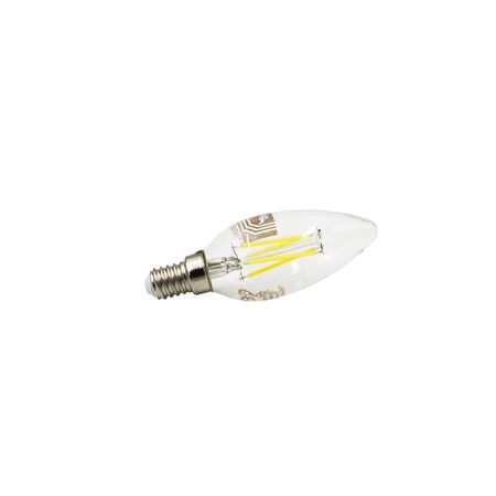 Led COG E14 Clear Candle 230V 6W Dimmable Warm White