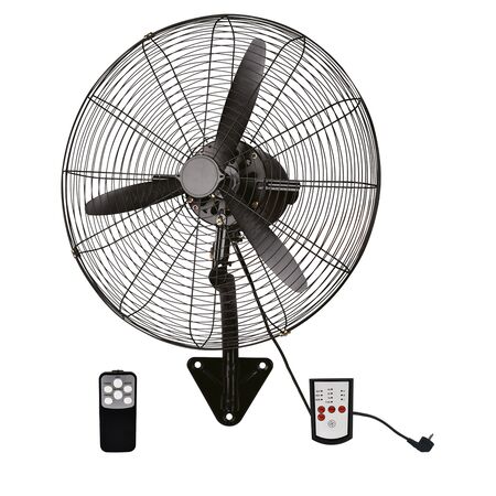 ΑΝΕΜΙΣΤΗΡΑΣ ΕΠΙΤΟΙΧΟΣ ΜΑΥΡΟΣ ΜΕ CONTROL 95W Φ55cm ΜΕ ΤΗΛ/ΡΙΟ