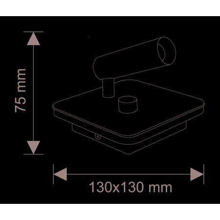 LED ΑΠΛΙΚΑ ΣΠΟΤ ΤΟΙΧΟΥ ΤΕΤΡΑΓΩΝΗ 9W ΛΕΥΚΗ