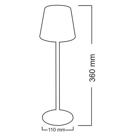 LED ΠΟΡΤΑΤΙΦ PC ΕΠΑΝΑΦΟΡΤΙΖΟΜΕΝΟ CCT 3W USB 5VDC ΚΑΦΕ
