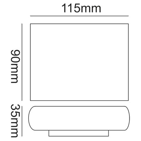 LED ΦΩΤ.ΑΛΟΥΜ.ΕΠΙΤ. ΔΙΠΛΗΣ ΚΑΤΕΥΘ.6W CCT IP54 ΛΕΥΚΟ