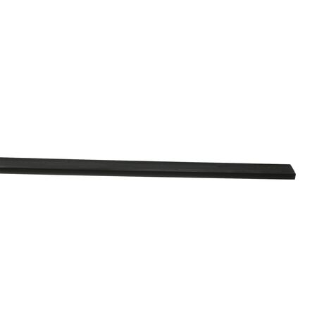 Cover black 2m for aluminum led profile wall mounted black  30-1550219