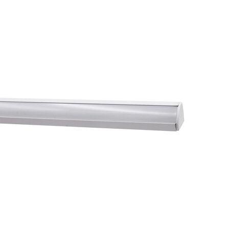 Aluminum WHITE Led profile 2m wall mounted L type for led strip max W:12mm L:2m SET WITH 2 END CAPS AND FROSTED (MAT) COVER Aluminum WHITE Led profile 2m wall mounted L type for led strip max W:12mm L:2m SET WITH 2 END CAPS AND FROSTED (MAT) COVER