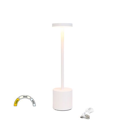 LED ΠΟΡΤΑΤΙΦ ΕΠΑΝΑΦΟΡΤΙΖΟΜΕΝΟ 3W CCT DIMMABLE ΛΕΥΚΟ