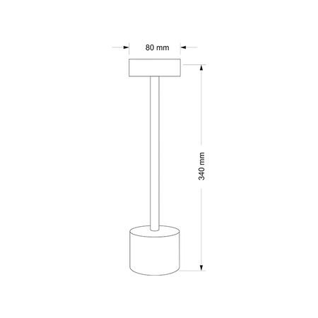 LED ΠΟΡΤΑΤΙΦ ΕΠΑΝΑΦΟΡΤΙΖΟΜΕΝΟ 3W CCT DIMMABLE ΛΕΥΚΟ