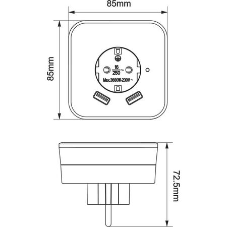 ΛΑΜΠΑΚΙ NYKTOΣ ΚΑΙ ΠΡΙΖΑ ΜΕ ΦΩΤΟΚΥΤΤΑΡΟ ΜΕ USB