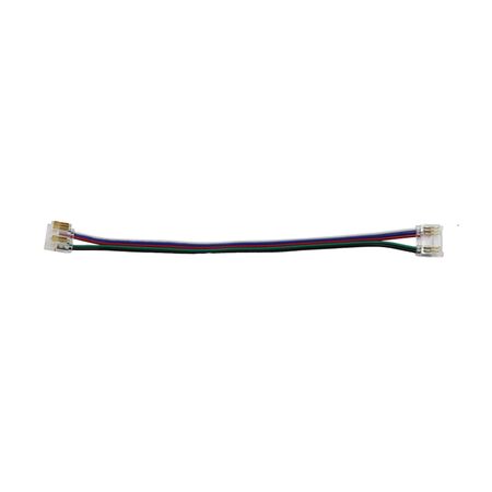 ΜΟΥΦΑ ΜΕ ΚΑΛΩΔΙΟ ΓΙΑ ΤΑΙΝΙA LED COB RGB+W 12mm