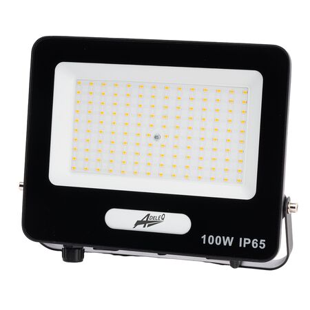 ΠΡΟΒΟΛΕΑΣ LED ΚΑΙ ΓΙΑ ΑΝΙΧΝΕΥΤΗ ΚΙΝΗΣ.100W 230V 6200K IP65 ΜΑΥΡΟΣ