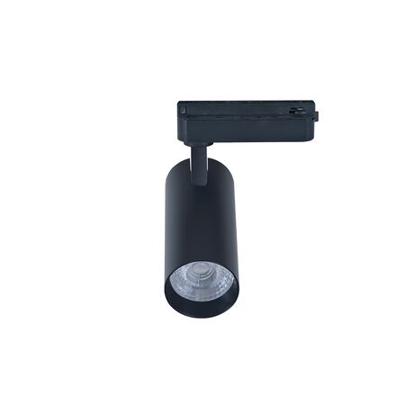 LED ΣΠΟΤ ΡΑΓΑΣ 2 ΓΡΑΜΜΩΝ 20W 230V 4000K 36° ΜΑΥΡΟ