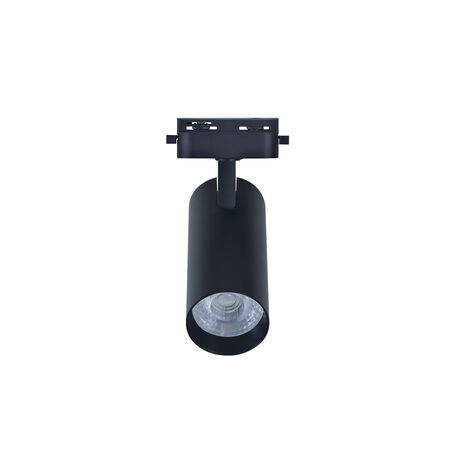 LED ΣΠΟΤ ΡΑΓΑΣ 2 ΓΡΑΜΜΩΝ 20W ΝΤΙΜΑΡΙΖΟΜΕΝΑ 230V 4000K 36° ΜΑΥΡΟ