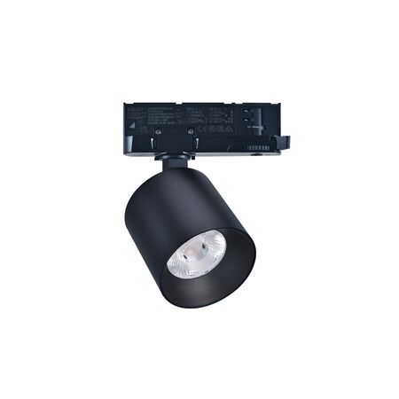 LED ΣΠΟΤ ΡΑΓΑΣ  4 ΓΡΑΜΜΩΝ 30W 230V 3000K 38° ΜΑΥΡΟ