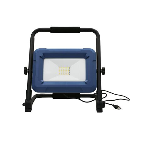 ΠΡΟΒΟΛΕΑΣ LED ΦΟΡΗΤΟΣ ΕΠΑΝΑΦΟΡΤΙΖΟΜΕΝΟΣ 15W 4000K ΜΠΛΕ