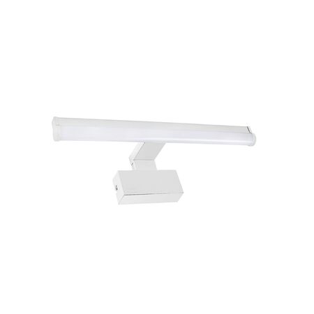 LED ΦΩΤΙΣΤ.ΛΟΥΤΡΟΥ ΣΤΡΟΓΓΥΛΟ ΑΛΟΥΜΙΝΙΟ&PC 80cm 12W IP44 CCTΛΕΥΚΟ