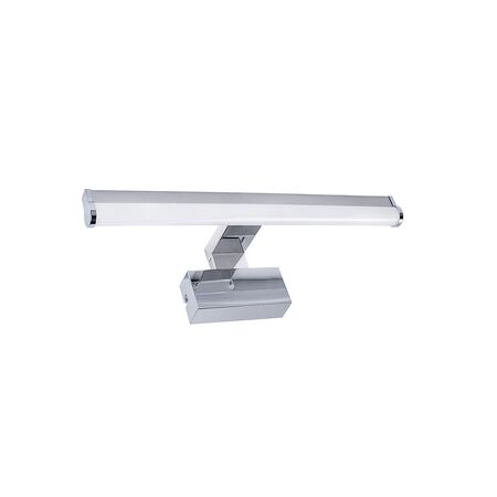 LED ΦΩΤΙΣΤ.ΛΟΥΤΡΟΥ ΣΤΡΟΓΓΥΛΟ ΑΛΟΥΜΙΝΙΟ&PC 40cm 8W IP44 CCTΧΡΩΜΙΟ