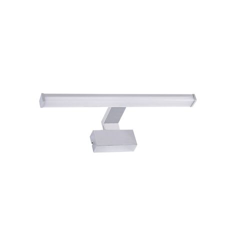 LED ΦΩΤΙΣΤΙΚΟ ΛΟΥΤΡΟΥ ΑΛΟΥΜΙΝΙΟ&PC 60cm 10W IP44 CCT ΣΑΤΙΝΕ