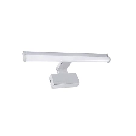 LED ΦΩΤΙΣΤ.ΛΟΥΤΡΟΥ ΣΤΡΟΓΓΥΛΟ ΑΛΟΥΜΙΝΙΟ&PC 40cm 8W IP44 CCTΣΑΤΙΝΕ