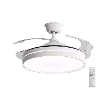 ΑΝΕΜΙΣΤΗΡΑΣ ΟΡΟΦΗΣ Φ106cm DC32W LED 36W CCT PC ΜΕ ΤΗΛ/ΡΙΟ ΑΣΠΡΟΣ