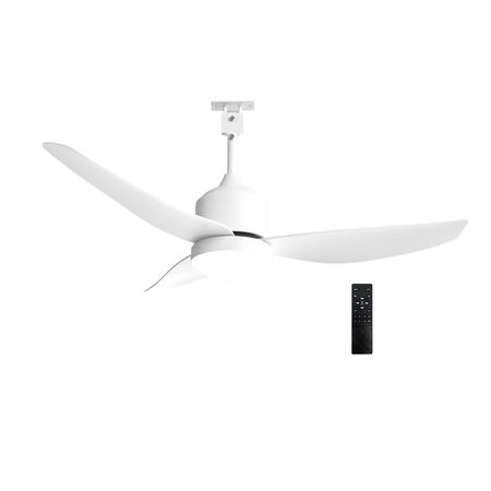 ΑΝΕΜΙΣΤΗΡΑΣ ΟΡΟΦΗΣ IP44 Φ1,32m DC30W LED 22W ABS+ΤΗΛΕΧ/ΡΙΟ ΑΣΠΡΟΣ